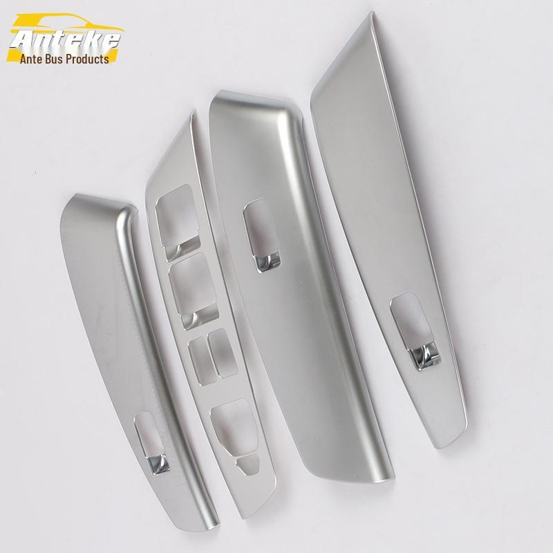 Compatible with 15 Models: IX35 Glass Switch Decorative Frame, Car Door Window Armrest Lift Button Panel Patch.