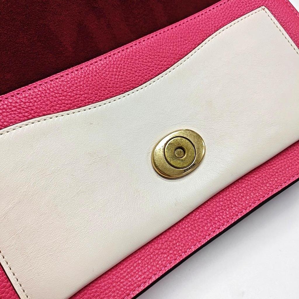 [Pre-Owned] Tabby 26 Color Block Leather Shoulder Bag - Very Good #28OAT5