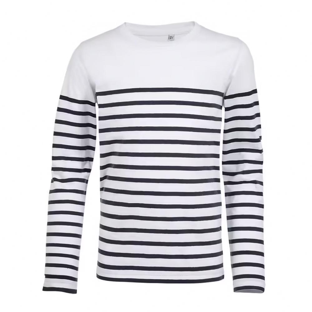 SOLS Childrens/Kids Matelot Striped Long-Sleeved T-Shirt