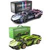 Cyberpunk Race Car Model Building Blocks For Boys Diy Toy