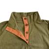 Herren Outdoor Kord Casual Stehkragen Langarm Sweatshirt Sportjacken