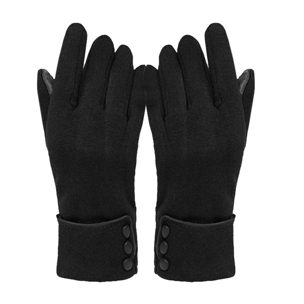 1 Pair of Winter Gloves Thermal Gloves Outdoor Warm Mittens Warm Touch Screen Gloves Full Finger Mittens Windproof Cold