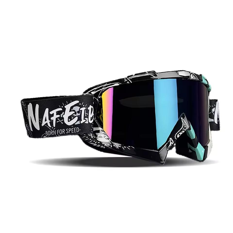 Nuovissimi occhiali da moto per uomo, occhiali da sole da motocross, occhiali da sicurezza protettivi, occhiali da casco per visione notturna, occhiali da guida vintage