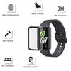 Smartwatch Case Compatible with Samsung Galaxy Fit 3 - Hard Protective Case Transparent Tempered Glass Screen