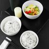 White Ceramic Rice and Soup Bowls