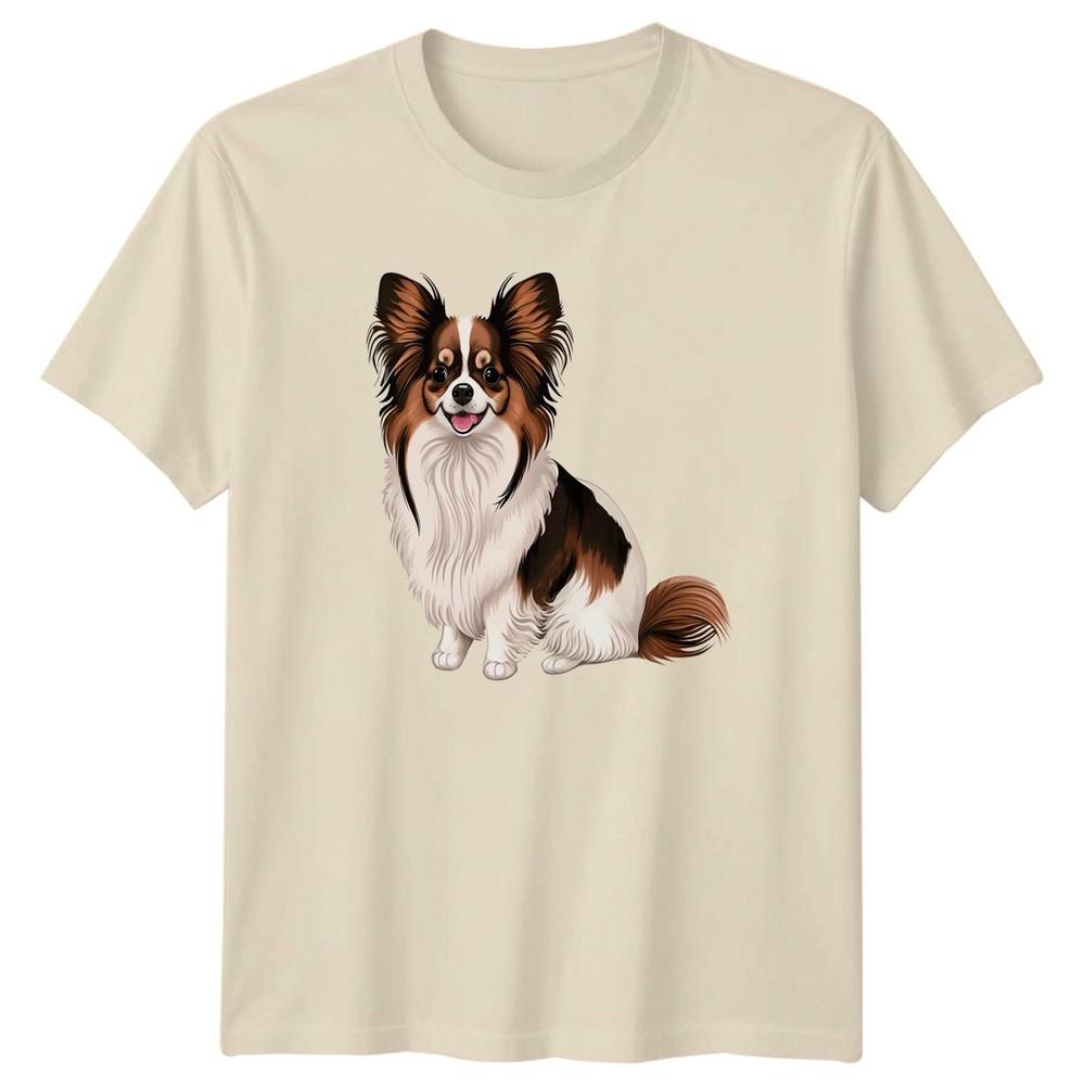 Papillon Dog Animals Dogs Unisexs TShirt Unisexs Tee Graphic Unisex Top