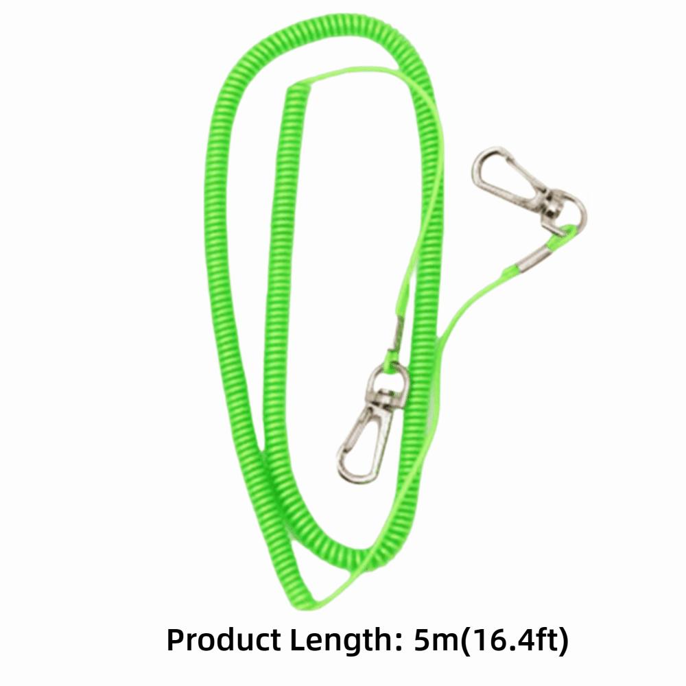 2PCS with Detachable Buckle Fishing Rod Lanyard Rope 5m Fishing Lanyard  Fishing Equipment