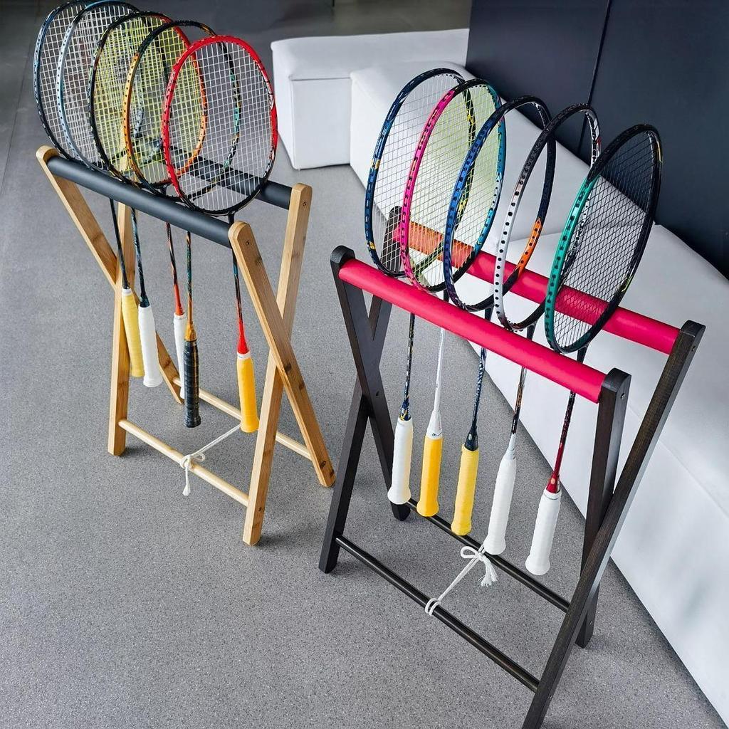 Badminton Racquet Storage Rack Storage Stand Multipurpose Durability Sturdy Space Saving Shelf for Garages