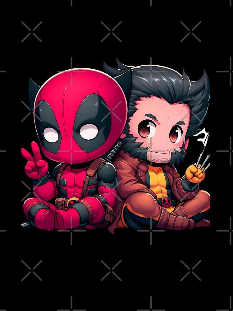 Wolverine and the X Men Copy of Deaddpool & Wolvierine Oversized Unisex T-Shirt