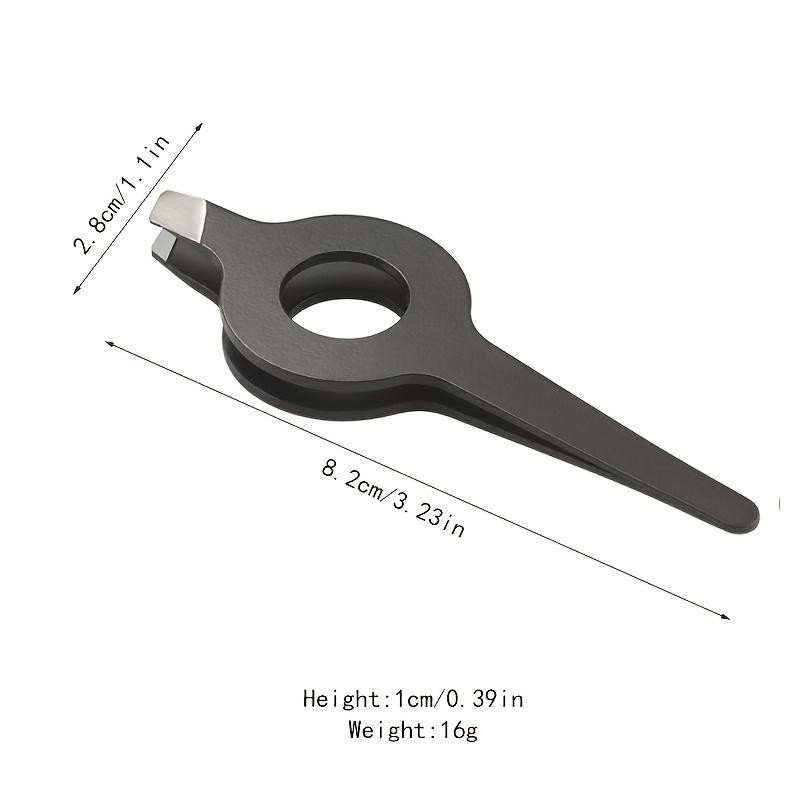 

1pc Professional Angled Double-Ended Tweezer, Used For Precise Eyebrow Trimming, Fragrance-Free, Suitable For All Genders