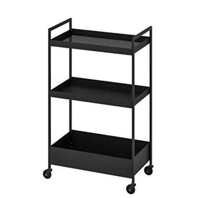 עגלת IKEA ס"מ שחור NISSAFORS 50.5x30x83 (604.073.65)