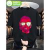 Unisex Oversized PNL Printed T-Shirts - Le Monde Chico Album Graphic Tee With, Loose Fit Casual Streetwear Summer Spring Fall Round Neck, Machine