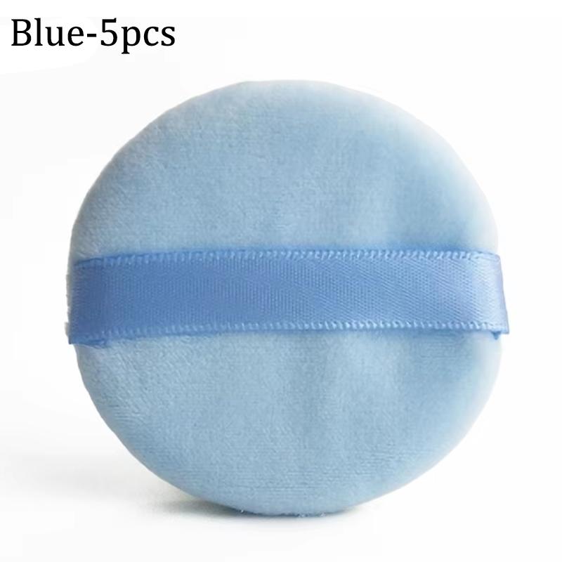 5/10Pcs Soft Velvet Makeup Sponge Loose Powder Cosmetic Puff Double-sided Face Makeup Sponge Concealer Wet Dry Makeup Tools