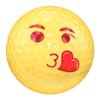 Cute Emoji Novelty Practice Golf Balls Toy Kids Gifts for Outdoor Field Playing Random