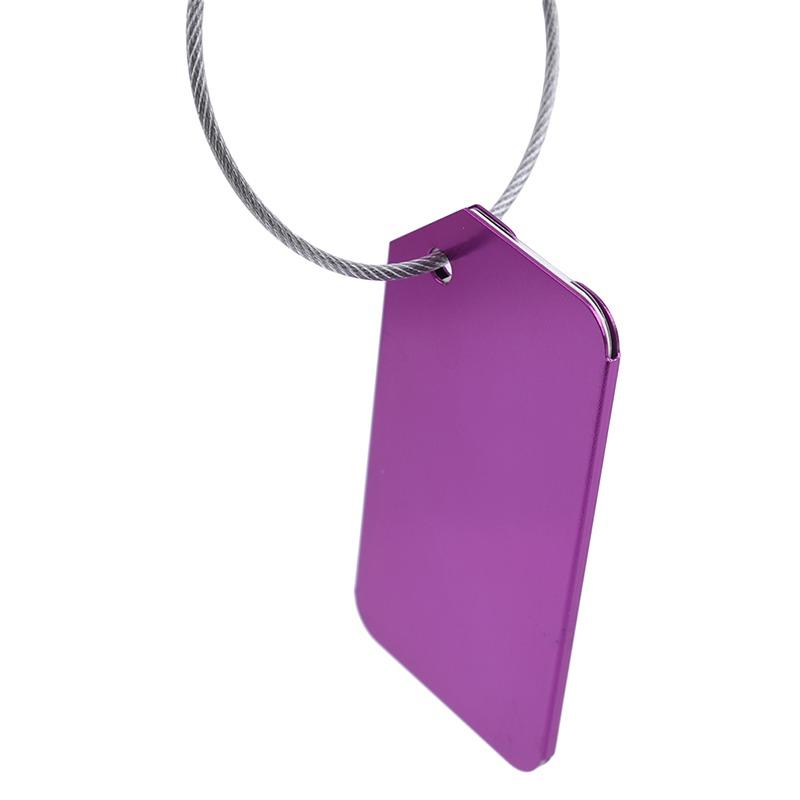 Kofferanhänger für Koffer Aluminium Datenschutz Gepäckanhänger Gepäckidentifikator Reisezubehör Essentials