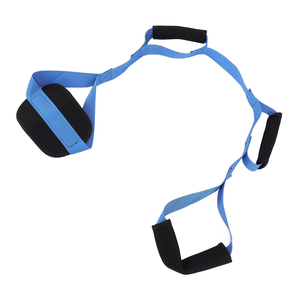 Leg Lifter Strap Anti Slip with 3 Handles Foot Lift Assist Pull Strap for Bed Wheelchair Car 44.9in