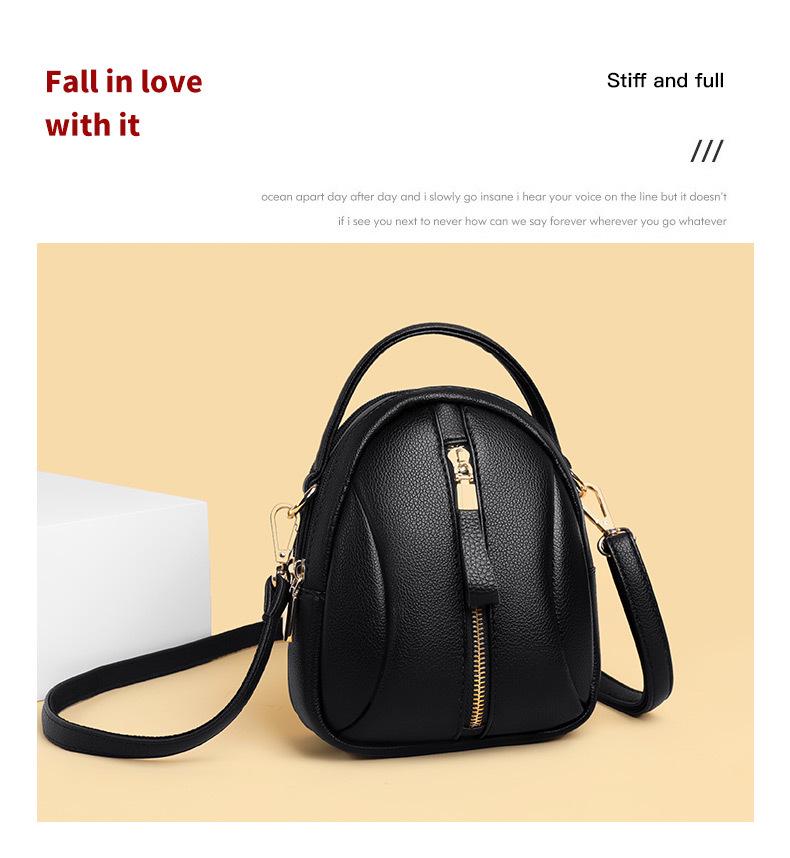 Modna damska torba crossbody 2025 z wieloma przegrodami - Koreański styl, codzienna torba na ramię na telefon dla mam i pań