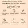 1500W Desktop Electric Heater Winter Mini Portable Heating Fan Home Office PTC Ceramic Heating Warm Air Blower Warmer Machine