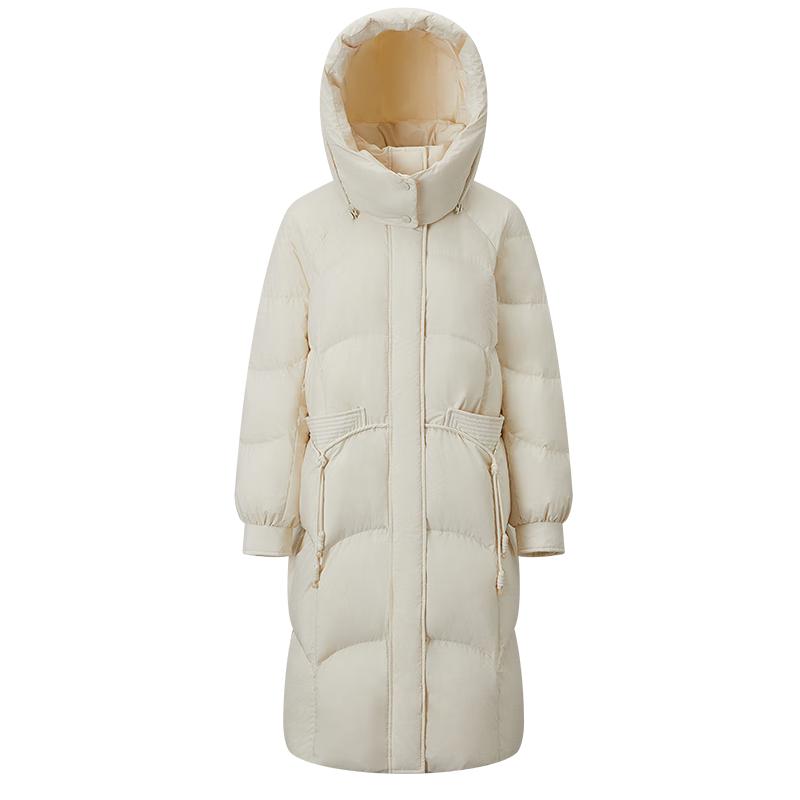 

Женский длинный пуховик с капюшоном Qianrengang Y308169Y L (170)