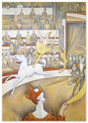 Georges Seurat "The Circus" Poster, A3 Size, Made In Japan, [Interior Wallpaper] [Poster Art Gallery] Painting Art Wallpaper Poster