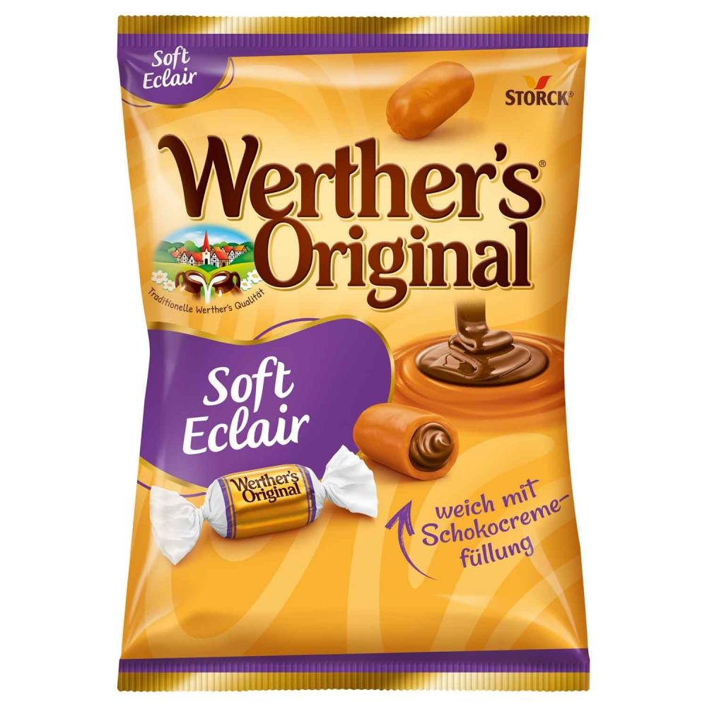 Werther'S Original Soft Eclair Caramel Chocolate Cream Filling 180G