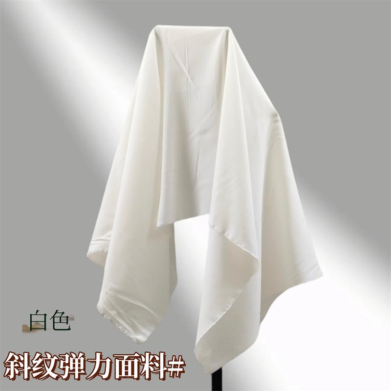 Thickened Micro Elastic Suit Fabric By The Meter for Pants Vest Pleated Skirt Uniform Clothes Sewing Anti Wrinkle Cloth Gray Red