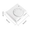 Mechanischer Thermostat 220V AC Raum-Fußbodentemperaturregler Zentralheizungssystem Komponente