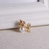 Rinhoo Cute Small Dog Brooch for Women Kids Enamel Rhinestone Cartoon Animal Badge Dog Pet Brooch Pins Coat Dress Jewelry Gift