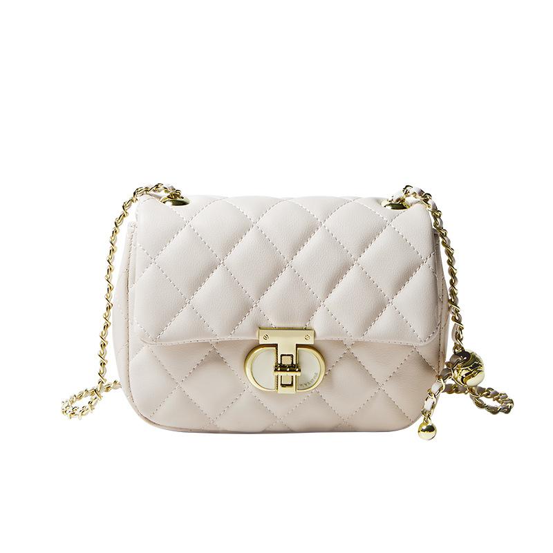 Mrs. Qiao Little Bag 2025 Women's Crossbody Bag Chain Bag Small Genuine Leather Women's Shoulder Bag