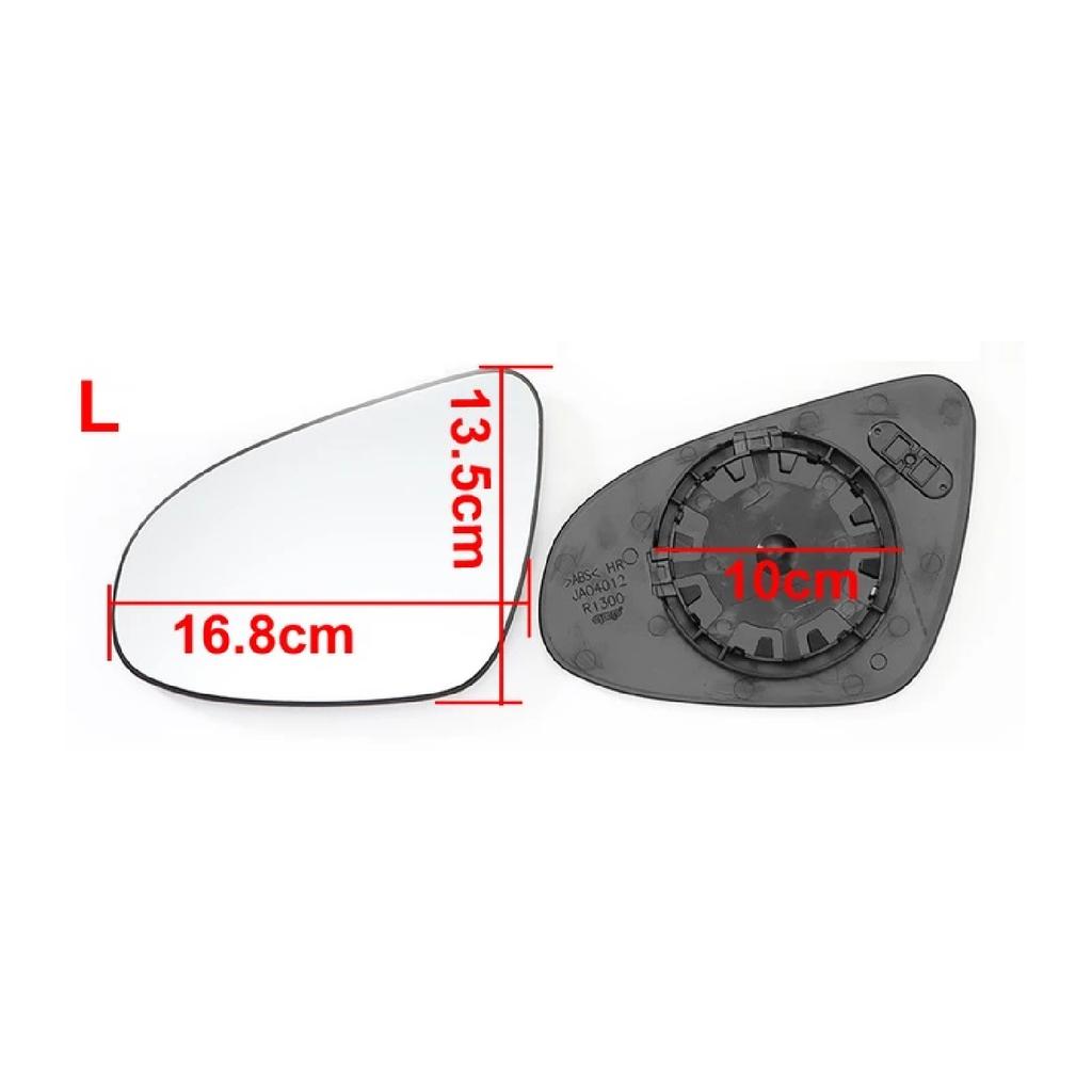 For Toyota Yaris L 2014- Car Accessories Rearview Mirror Lenses Exterior Side Reflective Glass Lens Without Heating 1PCS