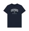 PREMIUM OFFIZIELL Oxford University Oxford University Wappen Unisex T-Shirt Marine