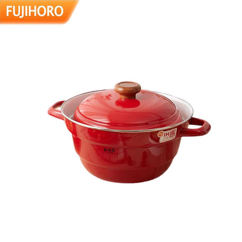Японская эмалированная многоцелевая кастрюля FUJIHORO