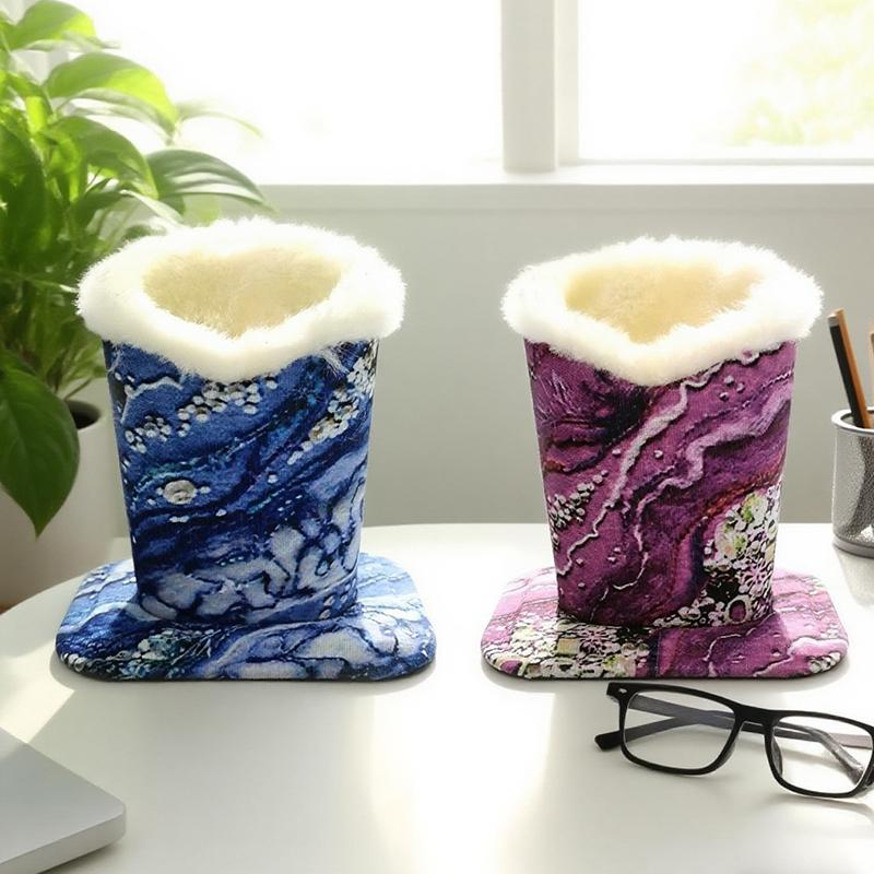 Leder Brillenhalter Weiches Plüschfutter Sonnenbrillenständer Modischer Brillen Organizer Aufbewahrung Brillenbehälter