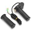 24V Electric Bike Throttle Grip with LED Display Waterproof Electric Scooter Throttle Handle