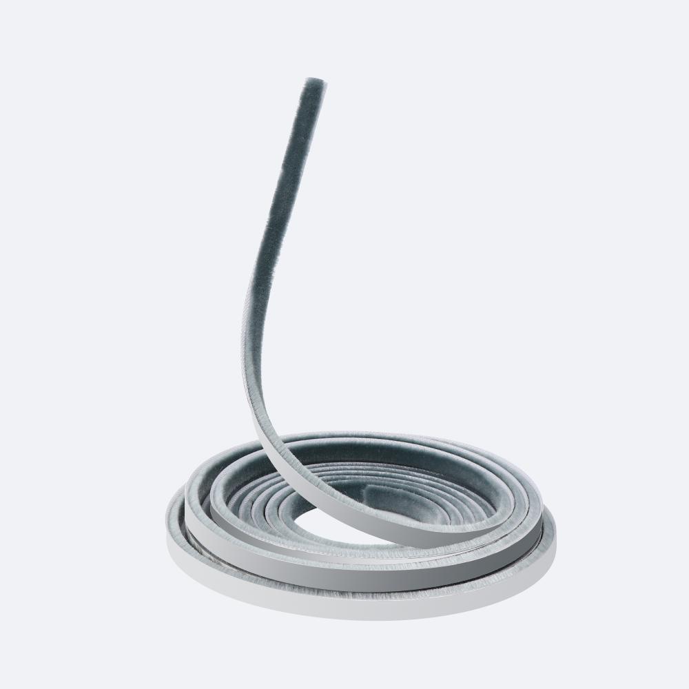 5m Wall Brush Sealing Strip Tape Self Adhesive Rainproof Draught Excluder Brush Door Window Strip Weatherstrip Window Hardware
