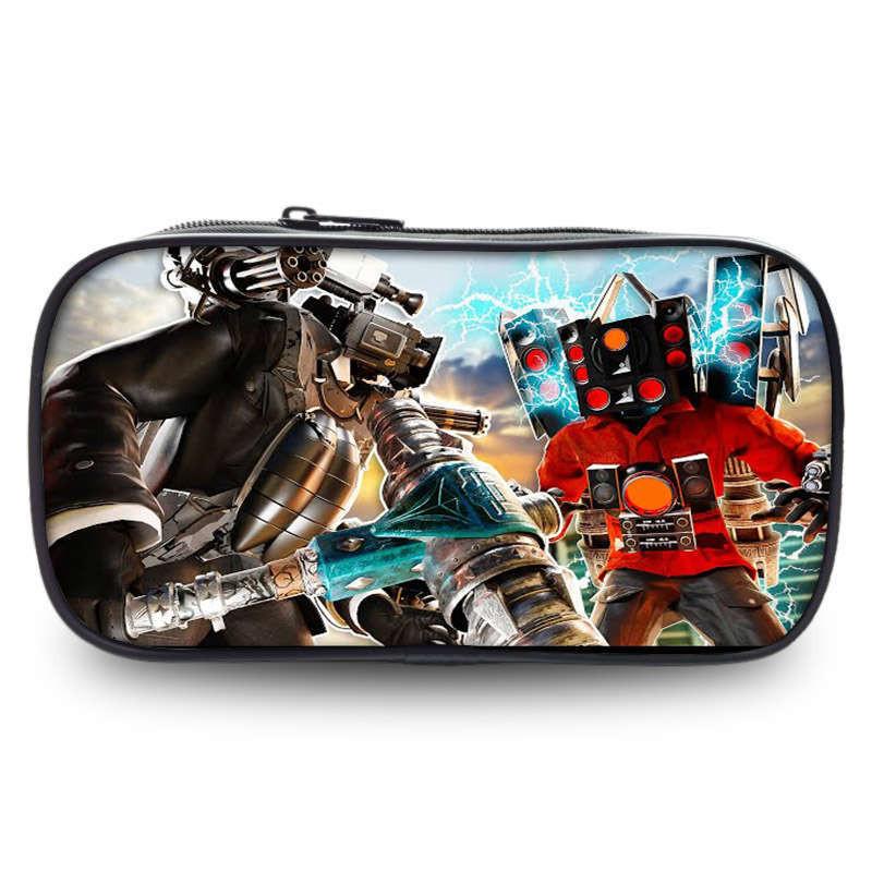Titan Pencil Highquality Case With Unique Toilet Man Design Students For