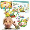 Flower Construction Blocks Educational 2in1 Ball Track Creative Garden 99