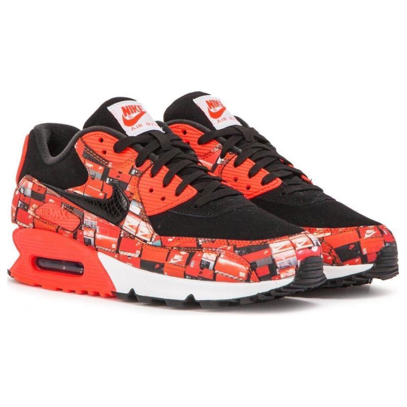 Nike Air Max 90 Atmos We Love Nike Bright Crimson Adidași Pantofi Casual AQ0926-001