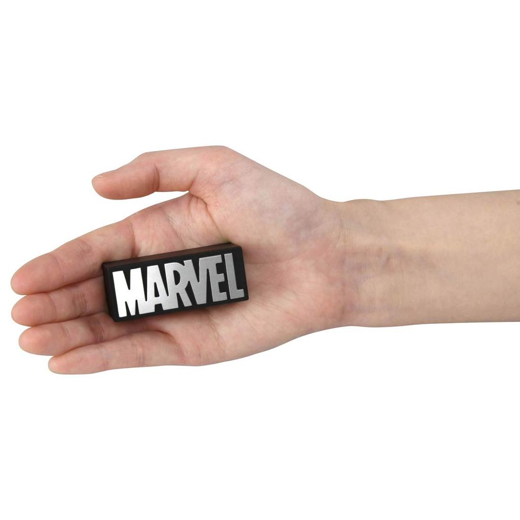 Metacolle Marvel Logo Collection (Black/Silver)