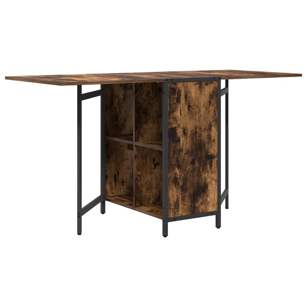 Dining Table 144 x 60 x 75 cm Particleboard Smoked Oak Finish