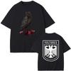 Rapper Kanye West Vultures New Music Album Graphic Printed T Shirts Unisex Unisex Hip Hop Fashion Tshirts Male Tshirt