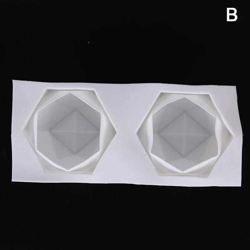 Nützliche Kerzenglas Silikonform mit Deckel Runde Aufbewahrungsbox Sukkulenten Blumentopf Gips Epoxidharz Flasche Handwerk Heimdekoration