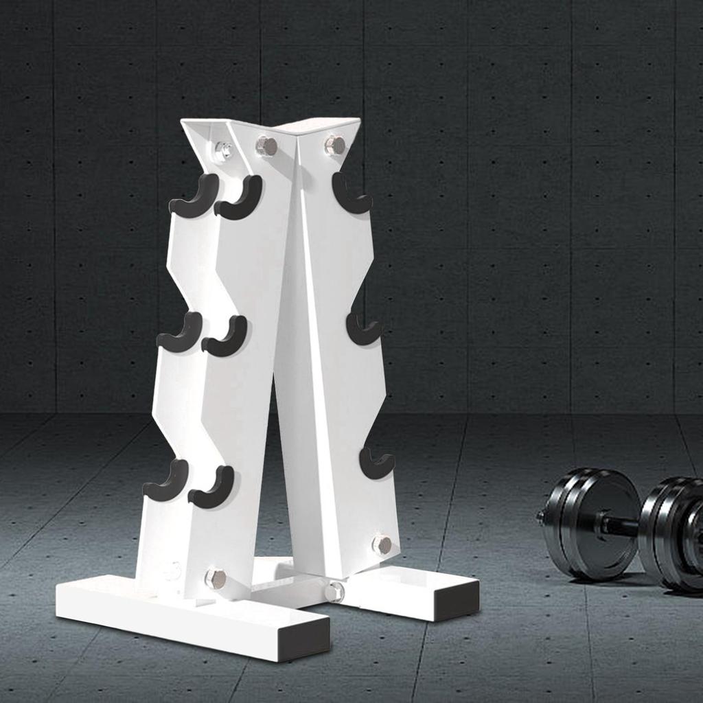 Dumbbell Rack Bracket Sturdy Small for Office Strength Training 3 Tier