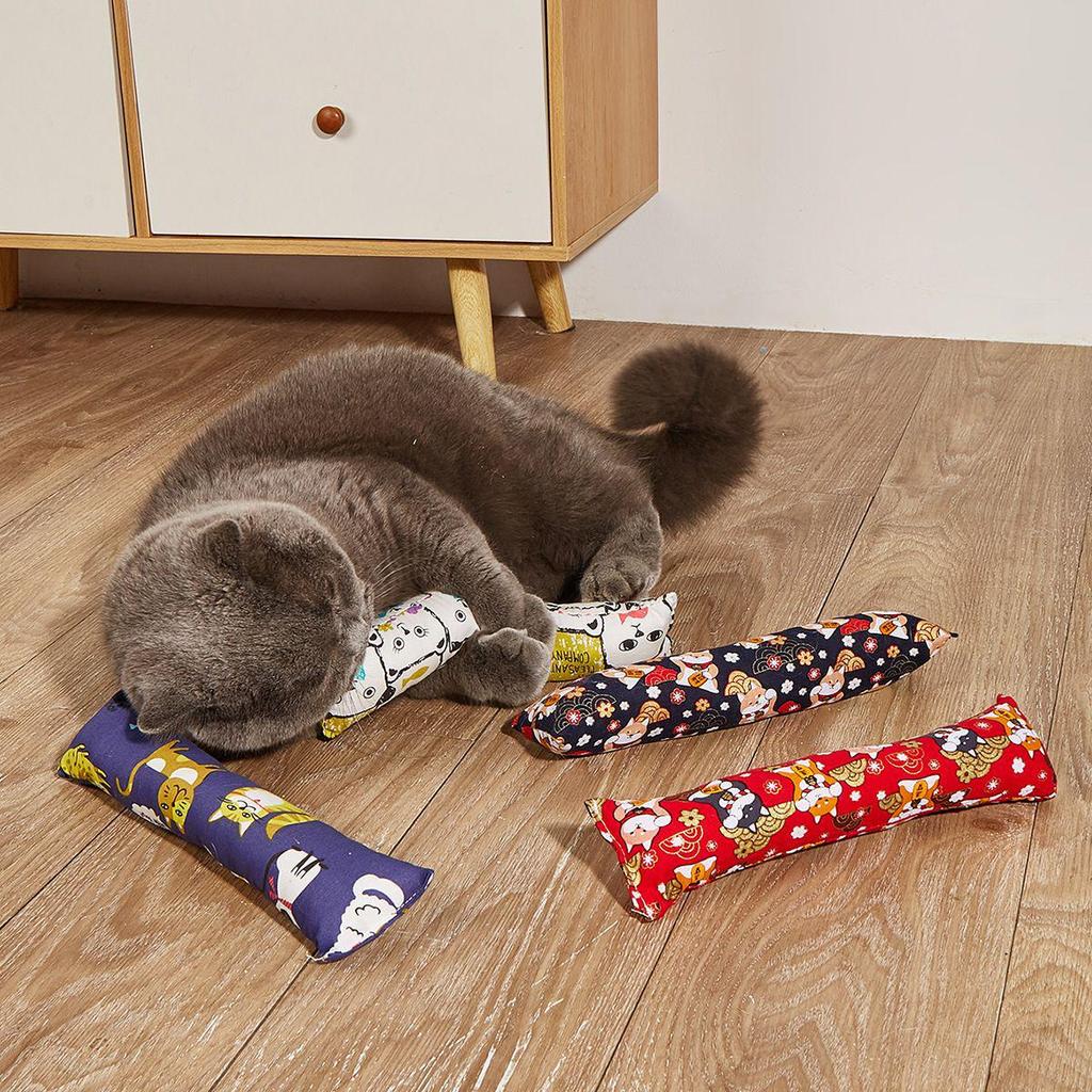 Creative Catnip Pillow: Teasing Cat Toy for Biting and Claw Grinding