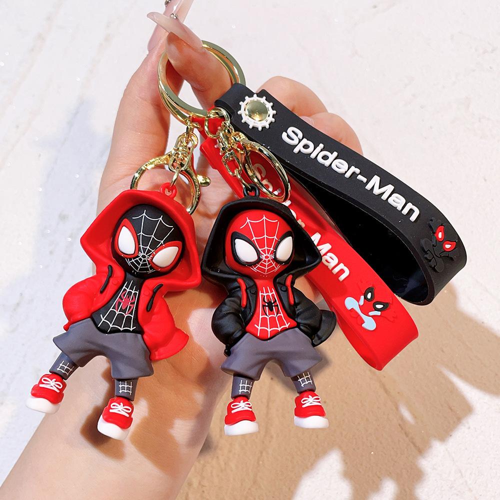 Spider-Man Odorless PVC Keychain Cute Bag Pendant Ornament
