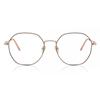 Full Rim Oval Black Gold Athabasca L122a Fashion Unisex Eyeglasses
