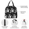 A-Ayliva Cool Singer Handwritten Signature Poster Insulated Lunch Bag for Kids School Cooler Thermal Food Box Tote Lunch Boxes