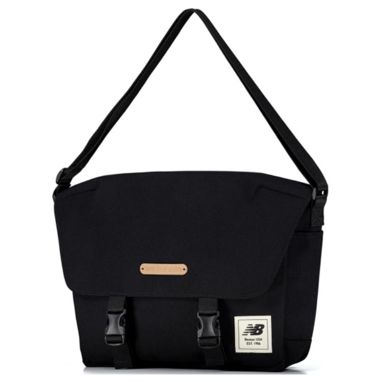 New New Balance Fabric Shoulder Bag Crossbody Bag Regular Unisex Black LAB43409-BK