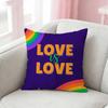 Gay Lesbian Lgbt Rainbows Pillow Case Cushion Cover Throw Pillow Case For Car Sofa