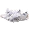 adidas Diona Ballet Fabric Slip Resistant Abrasion Resistant Low Top Skateboard Shoes Women's Silver JR7319(TeamF-)